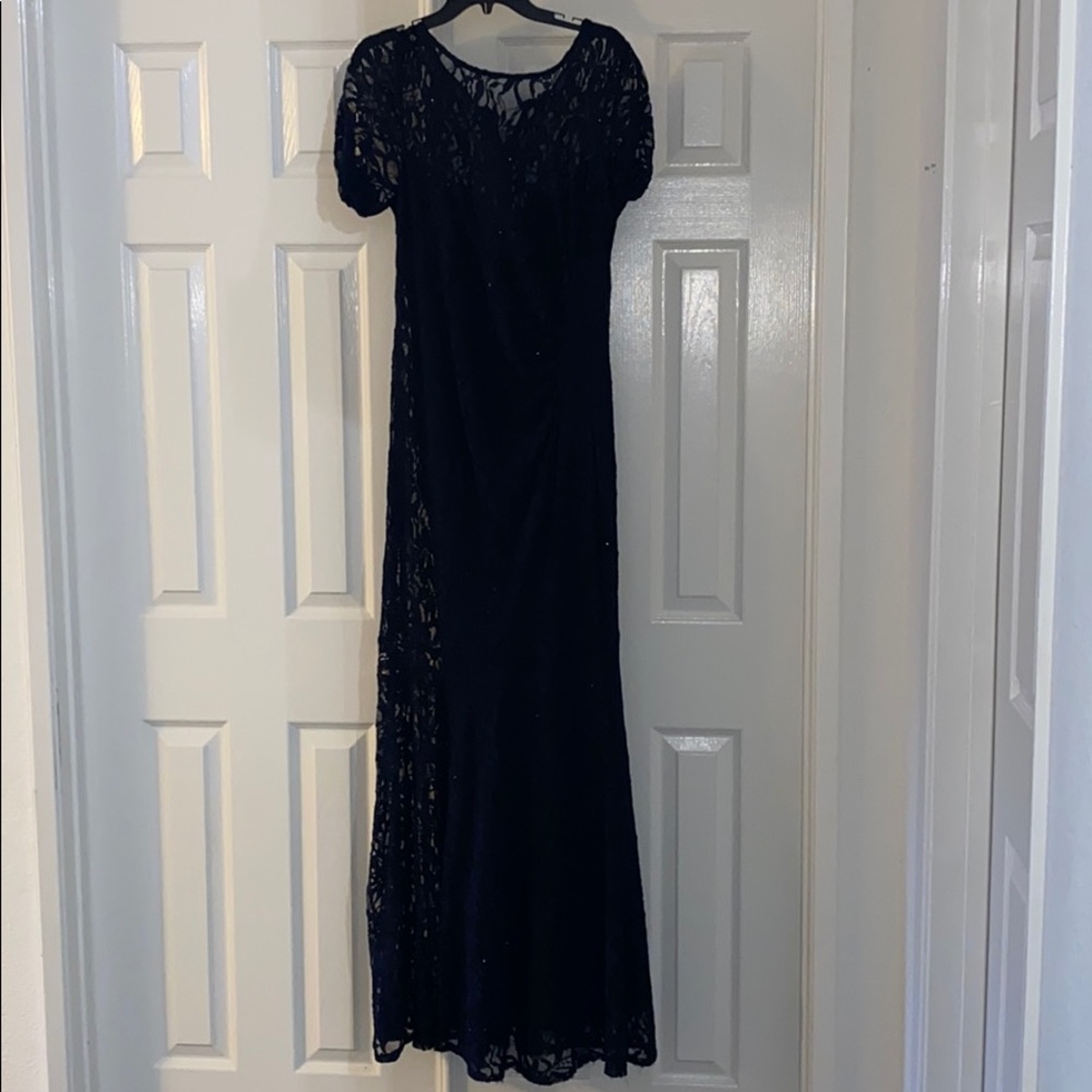Decode Formal Floor Length Navy Dress Size 14